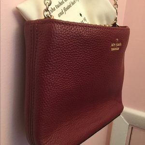 Small Kate Spade pebbled leather handbag purse